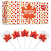 Maple Leaf Lollipops  50 Pieces of Fall Candy Individually Wrapped  Perfect Fall Candy Favors for Fall  Autumn Parties  Cozy Fall Gatherings and Fall Celebrations