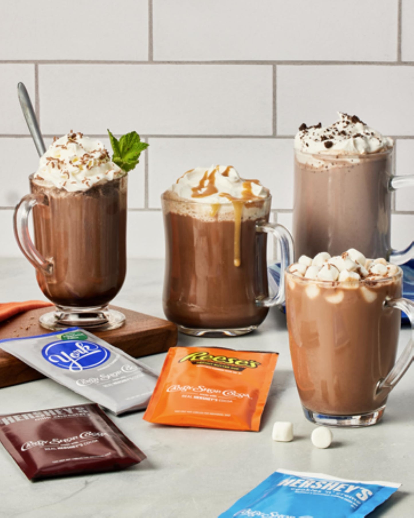 Candy Shop Cocoa HERSHEY S COOKIES  N  CREME Cocoa Mix, Hot Chocolate, Make Hot or Iced Cocoa, Made With Real Milk, Gluten Fr