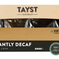 Tayst Coffee Pods, Defiantly Decaf Dark Roast, K Cups Compatible, 50 Count, Brown