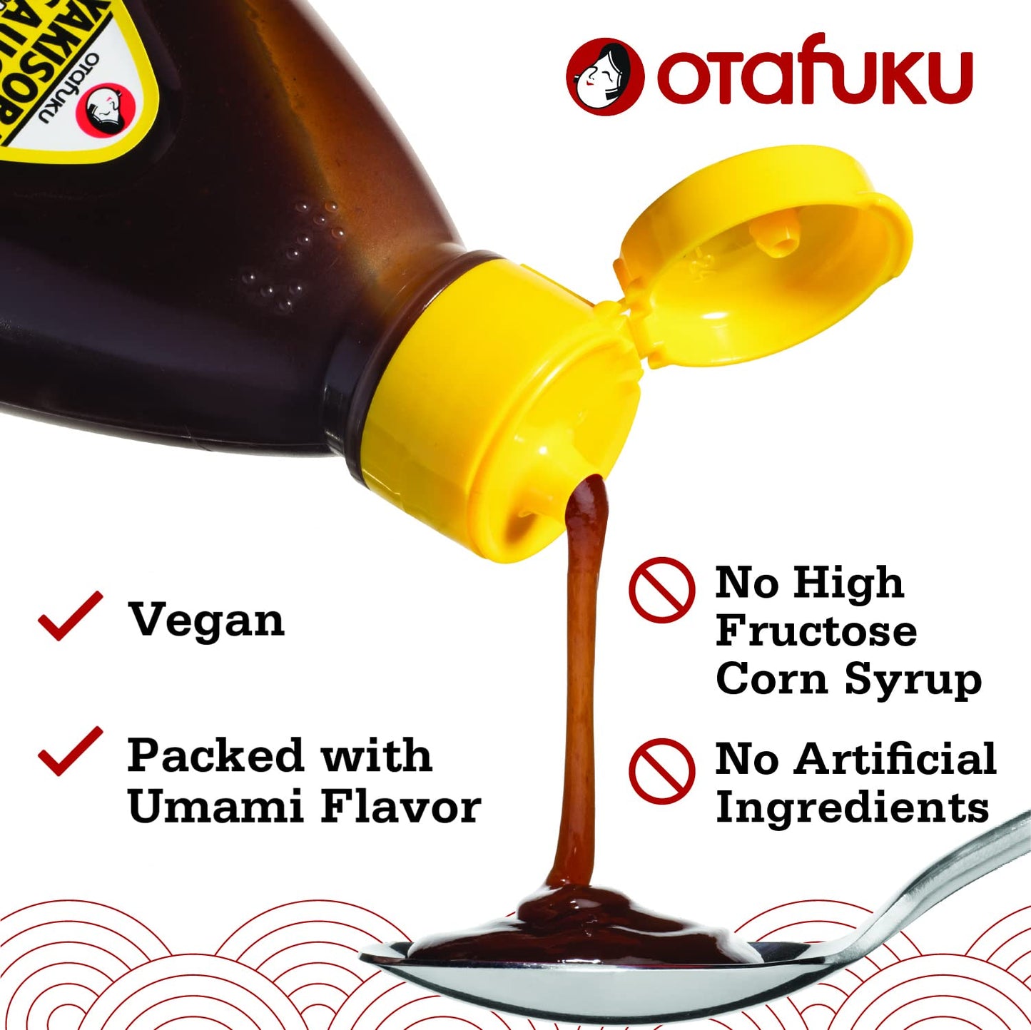 Otafuku Yakisoba Sauce for Japanese Stir Fry Noodles, Vegan Yakisoba Sauce Authentic Umami Flavor - No Artificial Flavors, Color