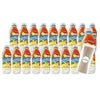 Snapple Zero Sugar Half and Half Lemonade All Natural Iced Tea 16 fl oz Plastic Bottles 16 Pack + 15 Sugarcane Disposable Straws