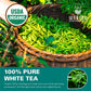 Wt Weetee Organic White Tea Bags, Organic Pure White Tea 100 Count, Mellow & Smooth, Perfect For Hot Or Iced Tea