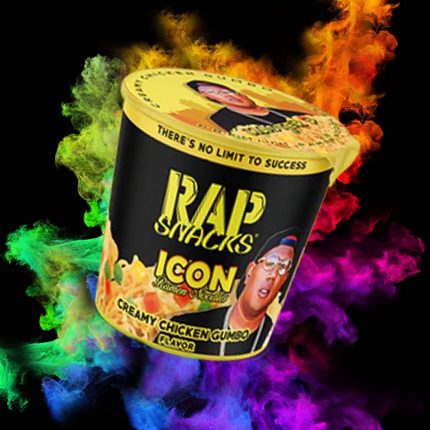 Rap Snacks Creamy Chicken Gumbo ICON Ramen Noodles Master P-Pack of 12