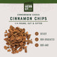 Monterey Bay Herb Co. Cinnamon Chips | Cut & Sifted | 1/4 Lb Bulk Bag | For Tea, Mulling Spices, Pickling, Potpourri & Crafts |