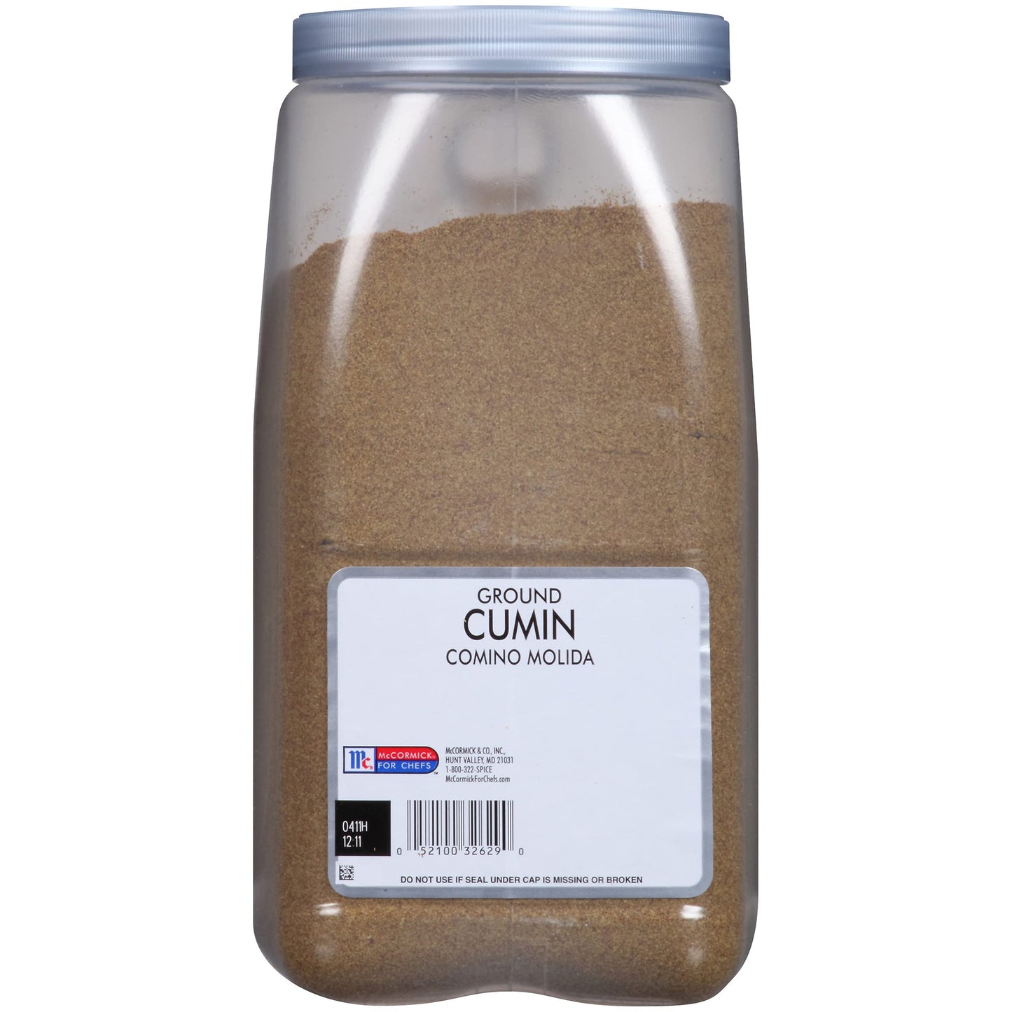 McCormick Culinary Ground Cumin Powder, 4.5 lb - Ideal for Middle Eastern, Mexican, Asian, and Mediterranean Dishes