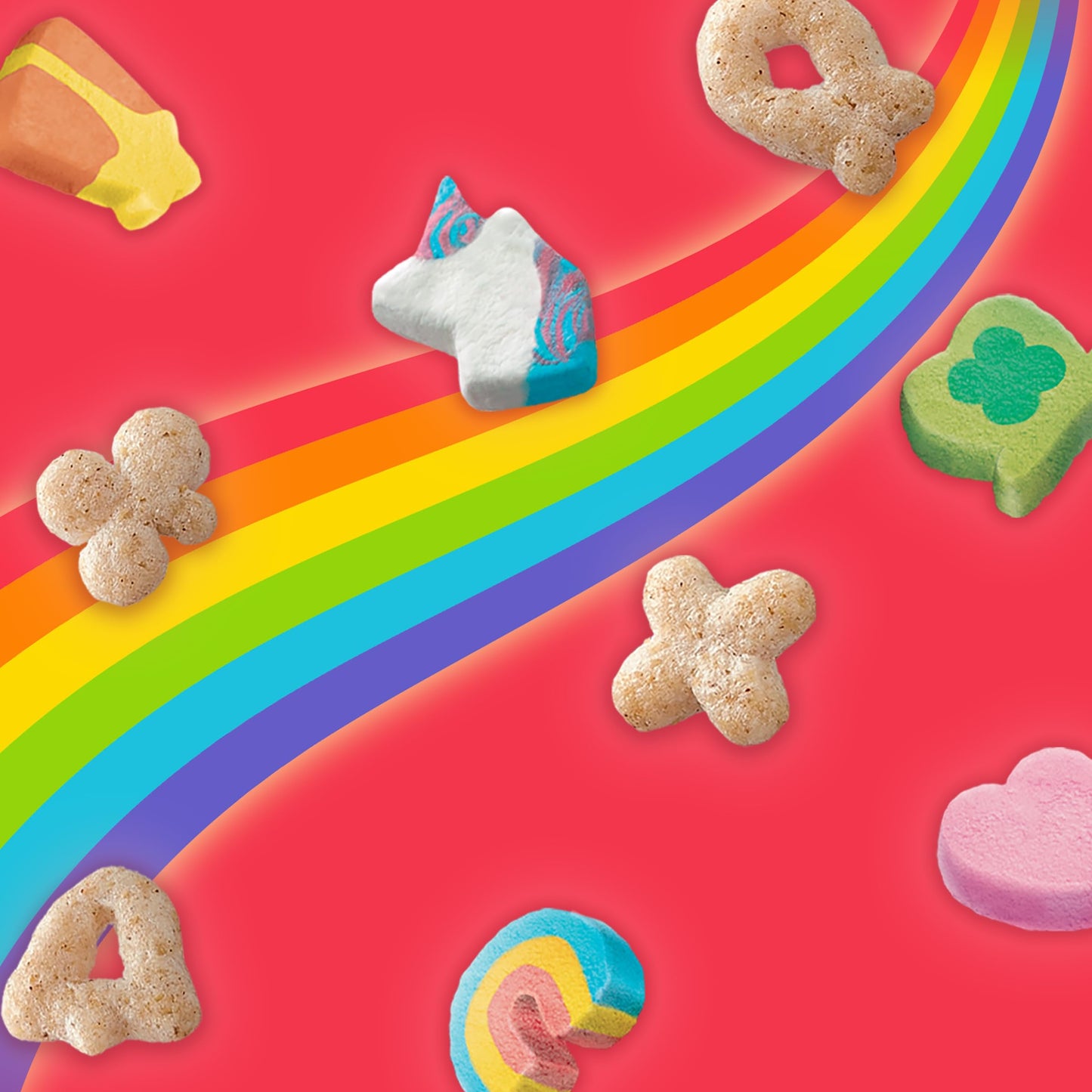 Lucky Charms Breakfast Cereal Treat Bars, Snack Bars, 6.8 oz, 8 ct (Pack of 6)