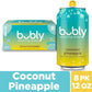 bubly Sparkling Water, Coconut Pineapple, Zero Sugar & Zero Calories, Seltzer Water, 12 Fl Oz Cans (Pack of 8)
