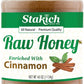 Stakich Cinnamon Enriched Raw Honey - Pure Unprocessed Unheated - 40 Ounce