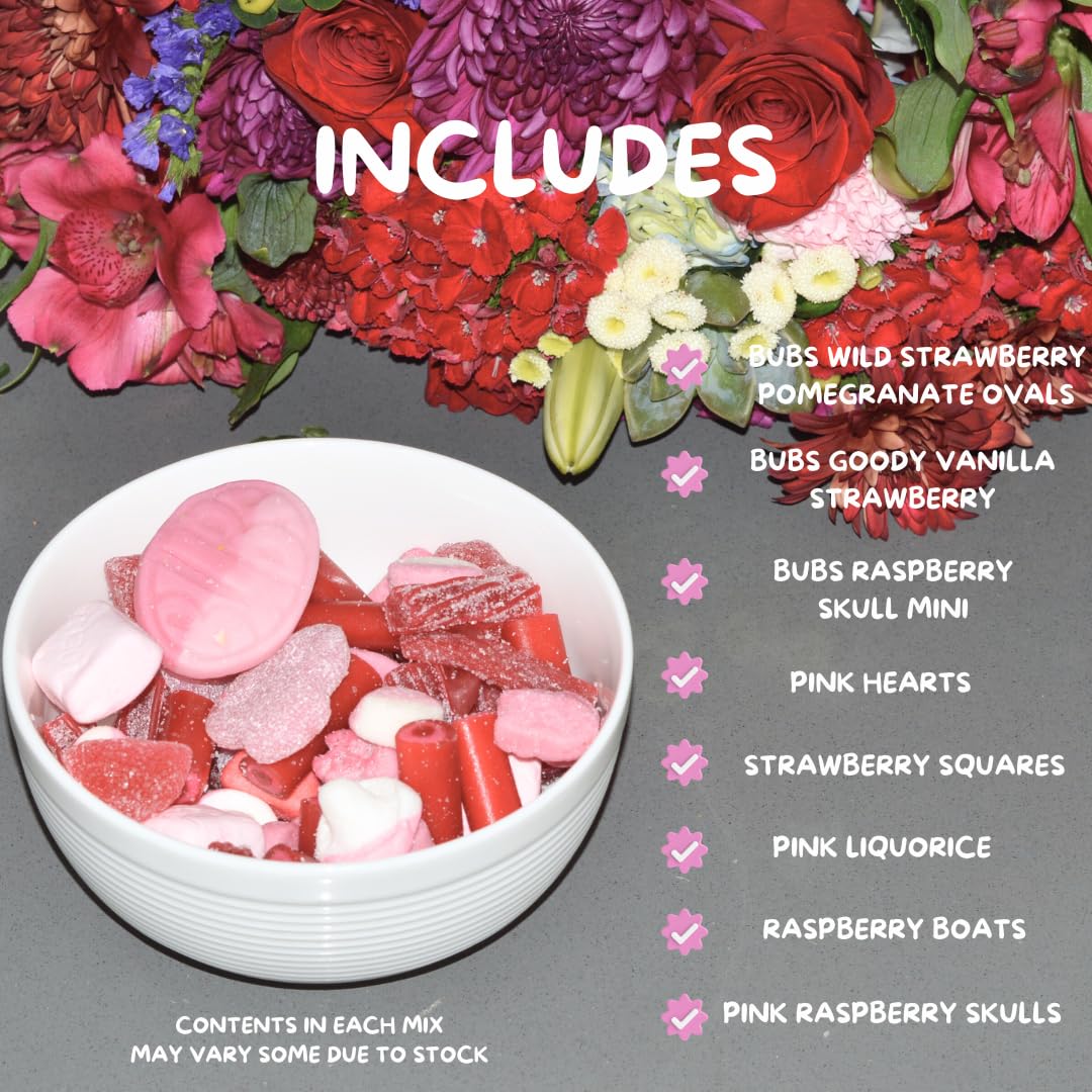 Pink Candy, 1 Lb, Original Swedish Candy Straight From Sweden, Bubs Swedish Candy, Gummy Candy, Bubs Candy, Sweet And Sour Candy