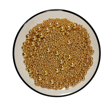 Ephvodi Sprinkles For Cake Decorating, Gold Pearl Sugar Sprinkles For Cupcake Toppers Wedding Party Halloween Christmas Supplies