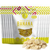 Crispy Craze Freeze Dried Bannans (24 Snack Sized Bags, 0.52 oz Each), Sliced Banana Fruit Crisps, Non GMO, Healthy Snack, No Ad