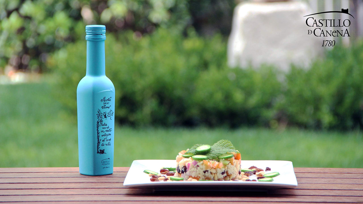 Castillo de Canena Smoked Arbequina Extra Virgin Olive Oil, 250ml, SOFI Award Winner, Imported from Spain