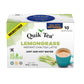 Quik Tea Unsweetened Lemongrass Chai Tea Latte - 10 Count Single Box - All Natural, Preservative Free, Authentic Chai from Assam