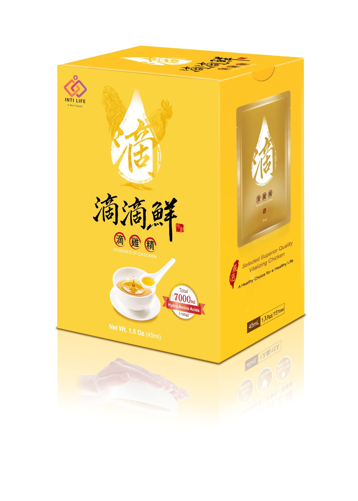 DDDrops Essence of Chicken (Chicken Broth) 15 Pack Family Box