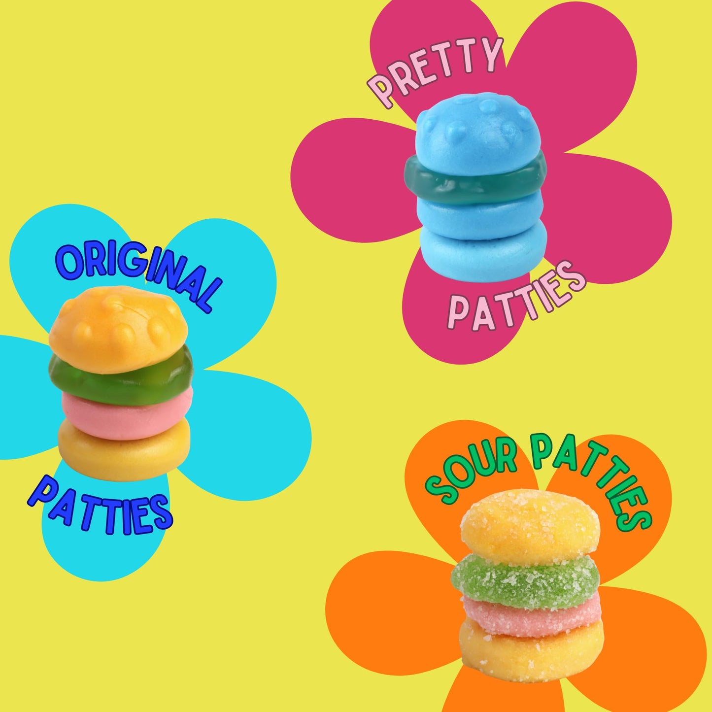 Bulk Krabby Patties Halloween Gummy Mix, Individually Wrapped Trick or Treat Candy, 60 Pieces Total, 19.05 Ounces