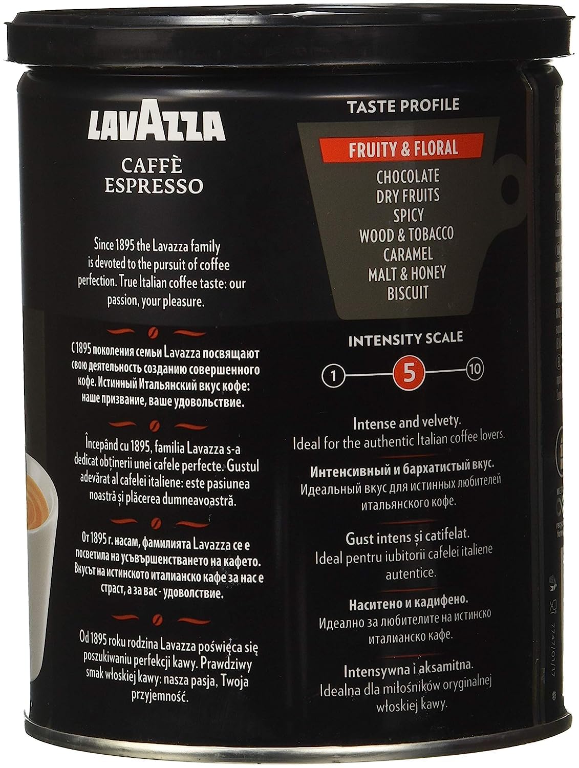 Lavazza Medium_Roast, Ground Coffee - Caffe Espresso - 8 Oz - 2 Pk