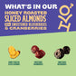 Orchard Valley Harvest Salad Toppers Honey Roasted Sliced Almonds With Sweetened Blueberries & Cranberries, 0.85 Oz (Pack Of 7) Resealable Bag, Gluten Free, Made With Real Fruit, No Artificial Colors