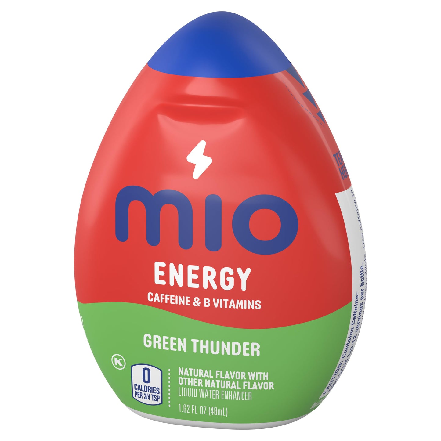 Mio Energy Liquid Water Enhancer, Green Thunder, 1.62 Fl Oz, Pack of 4