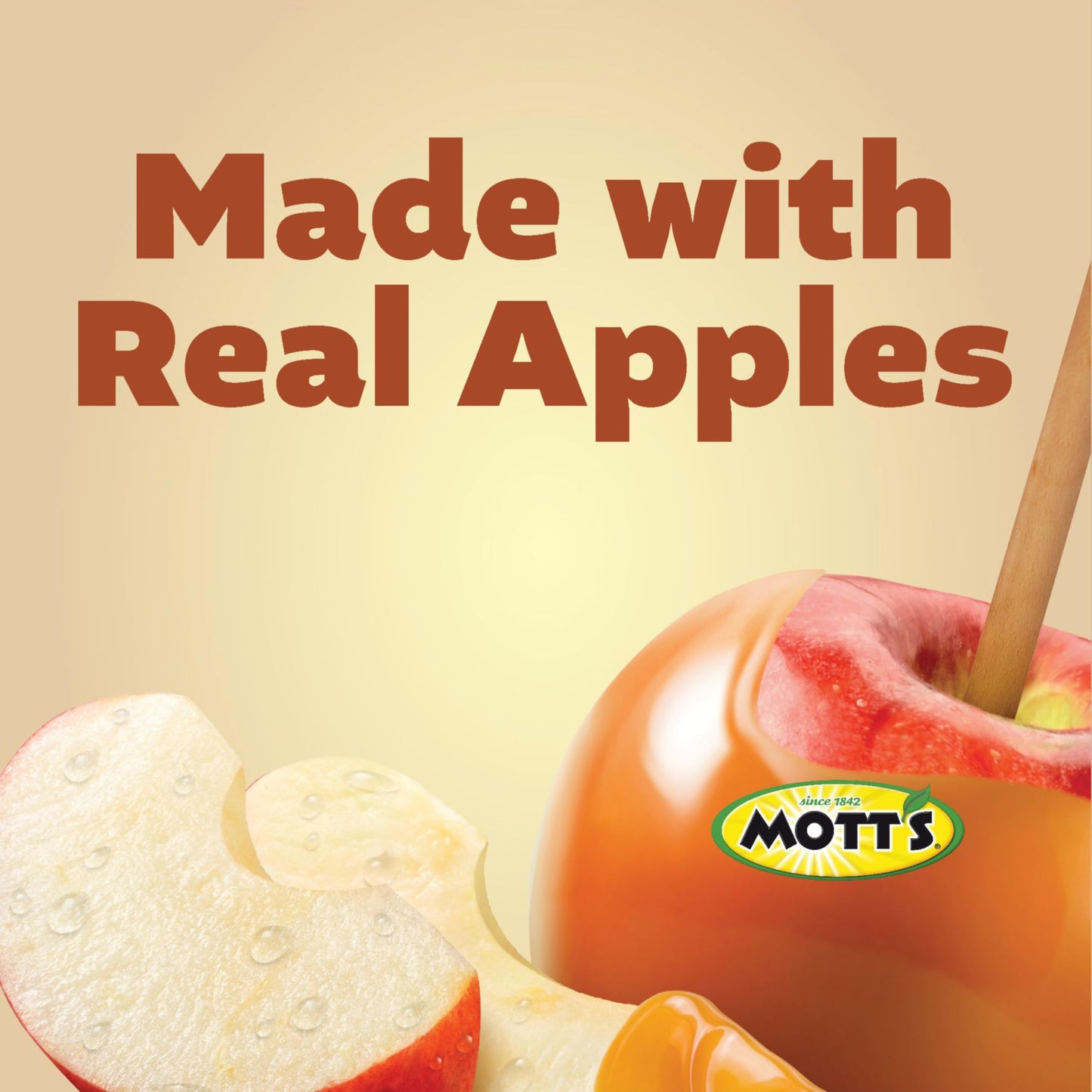 Motts No Sugar Added Caramel Apple Applesauce Cups, 3.9 oz cups, 72-count, Made With Real Fruit, Good Source of Vitamin C, On-th