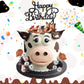 Roundfunny 26 Pcs Cowgirl Cake Decorations Cowgirl Cake Topper Disco Decorations Hat Topper Western Cowboy Birthday Baby Shower