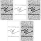 60Th Anniversary Miniatures Candy Bar Wrapper, (Set Of 60) Mini Candy Chocolate Bar Stickers; Silver And White, Candy Not Includ
