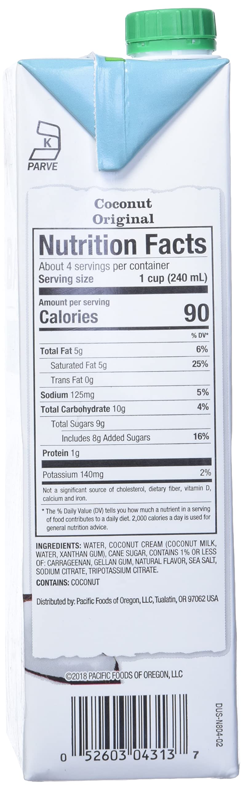 PACIFIC FOODS Barista Series Coconut Milk, 32 FZ