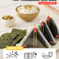 Korean Seaweed Wrappers For Triangular Onigiri Rice Ball 40 Sheets + 48 Cute Character Sealing Stickers - Twice Roasted Onigiri