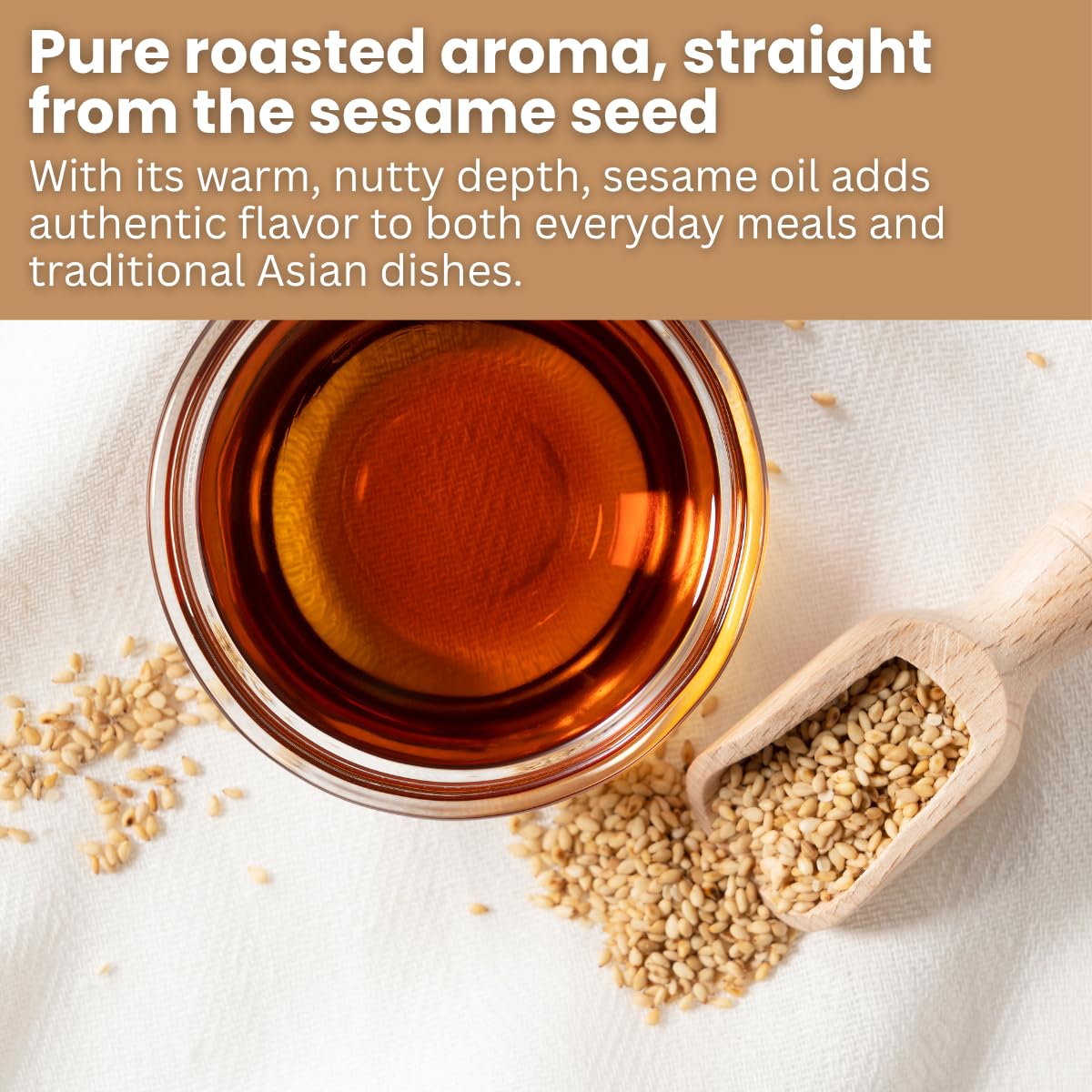 Korean Pure Sesame oil 10.14 fl oz, 100% Roasted Sesame Seed Oil with Rich Nutty Flavor, Made in Korea, Authentic Toasted Season