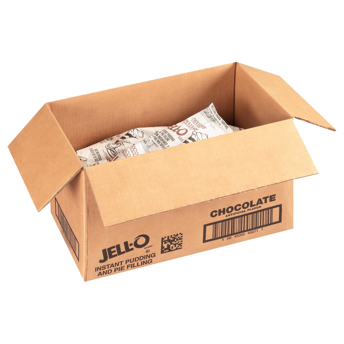 Jell-O Chocolate Instant Pudding & Pie Filling (12 ct Casepack, 28 oz Pouches)