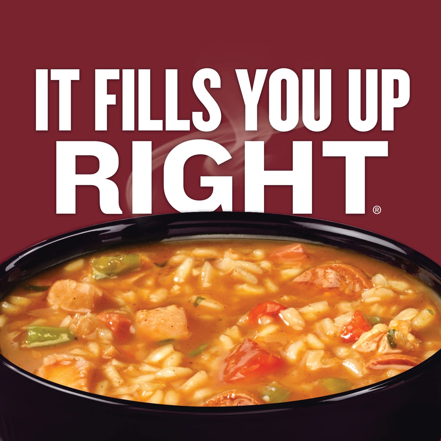 Campbells Chunky Soup, Jazzy Jambalaya with Chicken, Sausage and Ham Soup, 18.6 oz Can (Pack of 12)