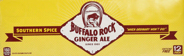 Buffalo Rock Ginger Ale - 12 Fl Oz (Pack of 12) - Golden Color