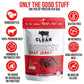 Clean Jerky Co. Old Fashioned Dry Zero Sugar Beef Jerky (5-Pack) | Salt & Pepper - Healthy High Protein Snacks | Healthy Snacks