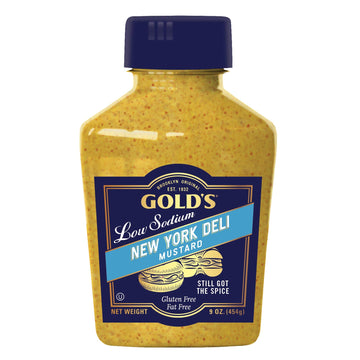 Gold’S Low Sodium New York Deli - Kosher Certified, Gluten Free, Fat Free, Only 10 Calories Per Serving - Made In The Usa