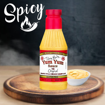 Terry Ho'S Yum Yum Spicy Sauce 16 Oz - Sweet And Tangy Japanese Sauce For Dipping, Marinades, And Dressings - Perfect For Differ