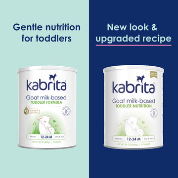 Kabrita Goat Milk-Based Toddler Nutrition Drink, 12–24 Months, Gentle & Easy To Digest, Clean Label Project Certified, Supports Gut Health, Immunity & Brain Development 28Oz