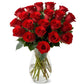 18 Red Roses with Vase | Arabella Bouquets | Real Fresh Flowers for Delivery  Gift for Birthday Women  Congratulations  Anniversary  Thank You  Mothers Day