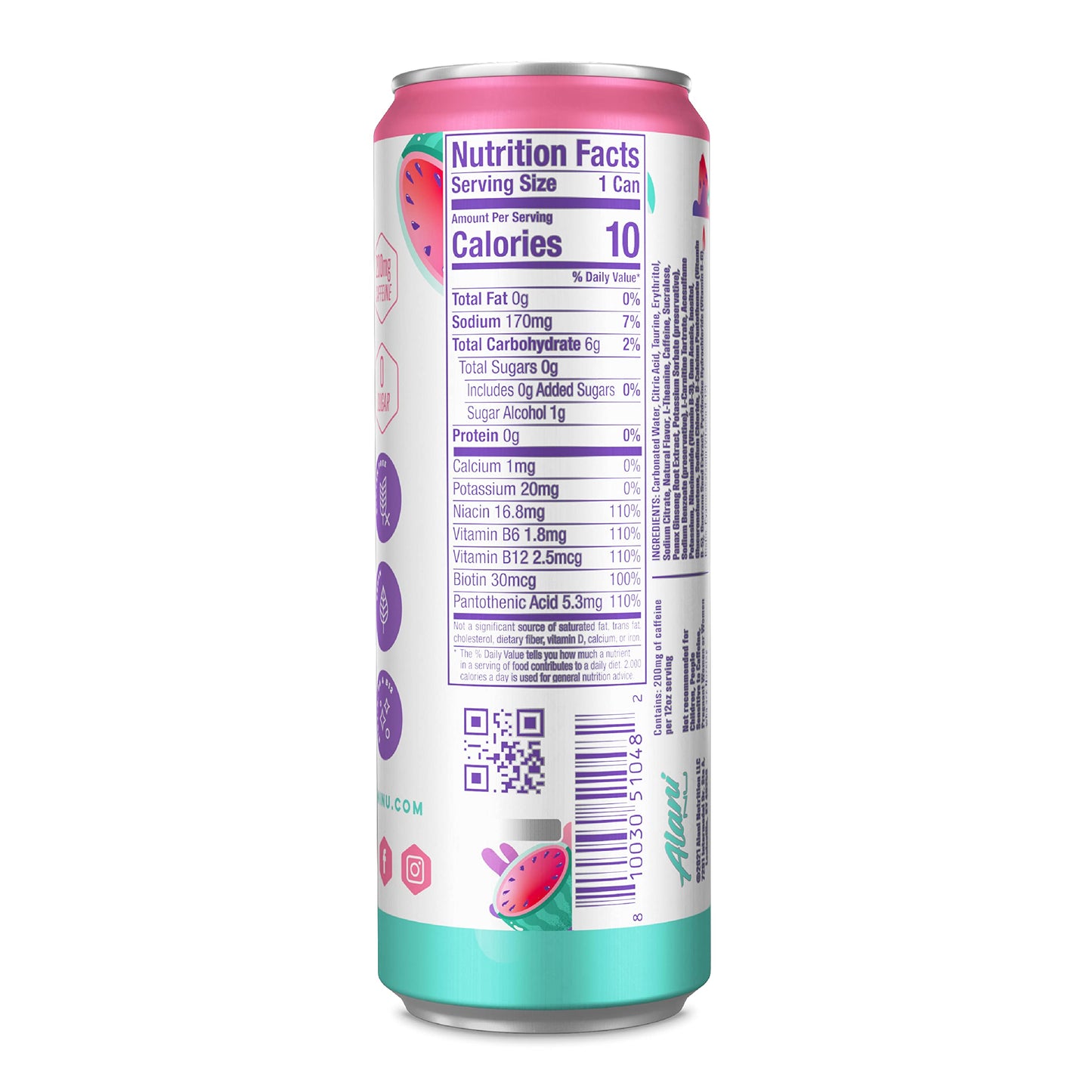 Alani Nu Energy Drinks Variety Pack | Sugar Free | 200mg Caffeine | 12 Fl Oz Cans | 12 Pack
