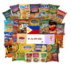 Filipino Snacks Box Variety Pack Assortment Of 10 Authentic Food Products Like Boy Bawang, Lucky Me, Jacknjill, Skyflakes And More With Philippines Flag And Pride Stickers