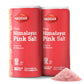 Haddar Himalayan Pink Salt, 16 oz (2 Pack) | Natural Sea Salt | Rich in Minerals | Gourmet Cooking and Seasoning Alternative