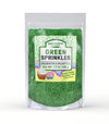 Unpretentious Green Sprinkles, 1.5 lb, Bright & Colorful, Decorative & Fun Topping for Baking