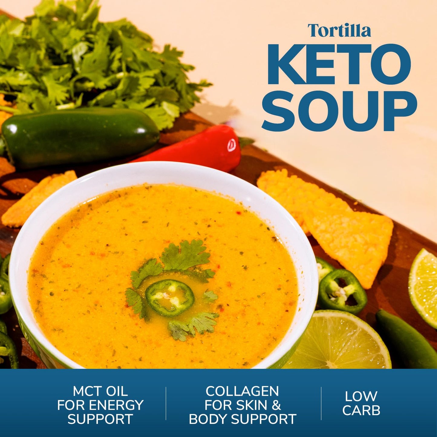 Wonderslim Keto Soup With C8 Mct Oil, Tortilla, Low Carb, Low Fat, Low Sugar (7Ct)