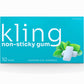 Kling Orthodontic Chewing Gum - Sugar Free Xylitol Gum for Invisalign, Dentures & Braces - Calorie Free Gum for Dry Mouth, Fresh