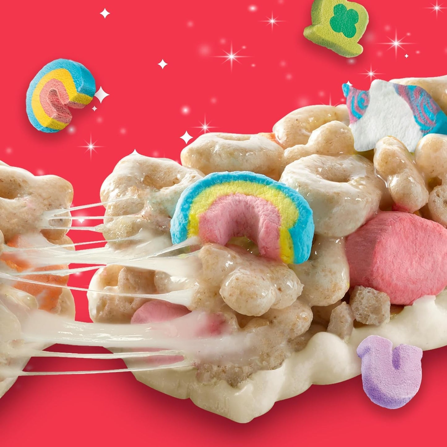 Golden Grahams Lucky Charms Breakfast Cereal Treat Bars Variety Pack, 28 Ct