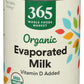 365 By Whole Foods Market, Milk Evaporated Organic, 12 Fl Oz