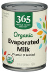365 By Whole Foods Market, Milk Evaporated Organic, 12 Fl Oz