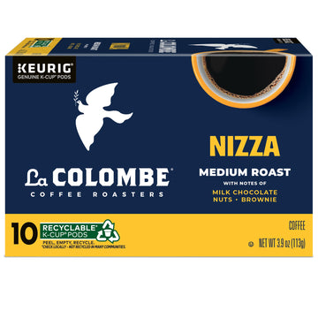 La Colombe Coffee Roasters Nizza Medium Roast Coffee, Single Serve Keurig K-Cup Pods, 10-Count Box (Pack of 2)