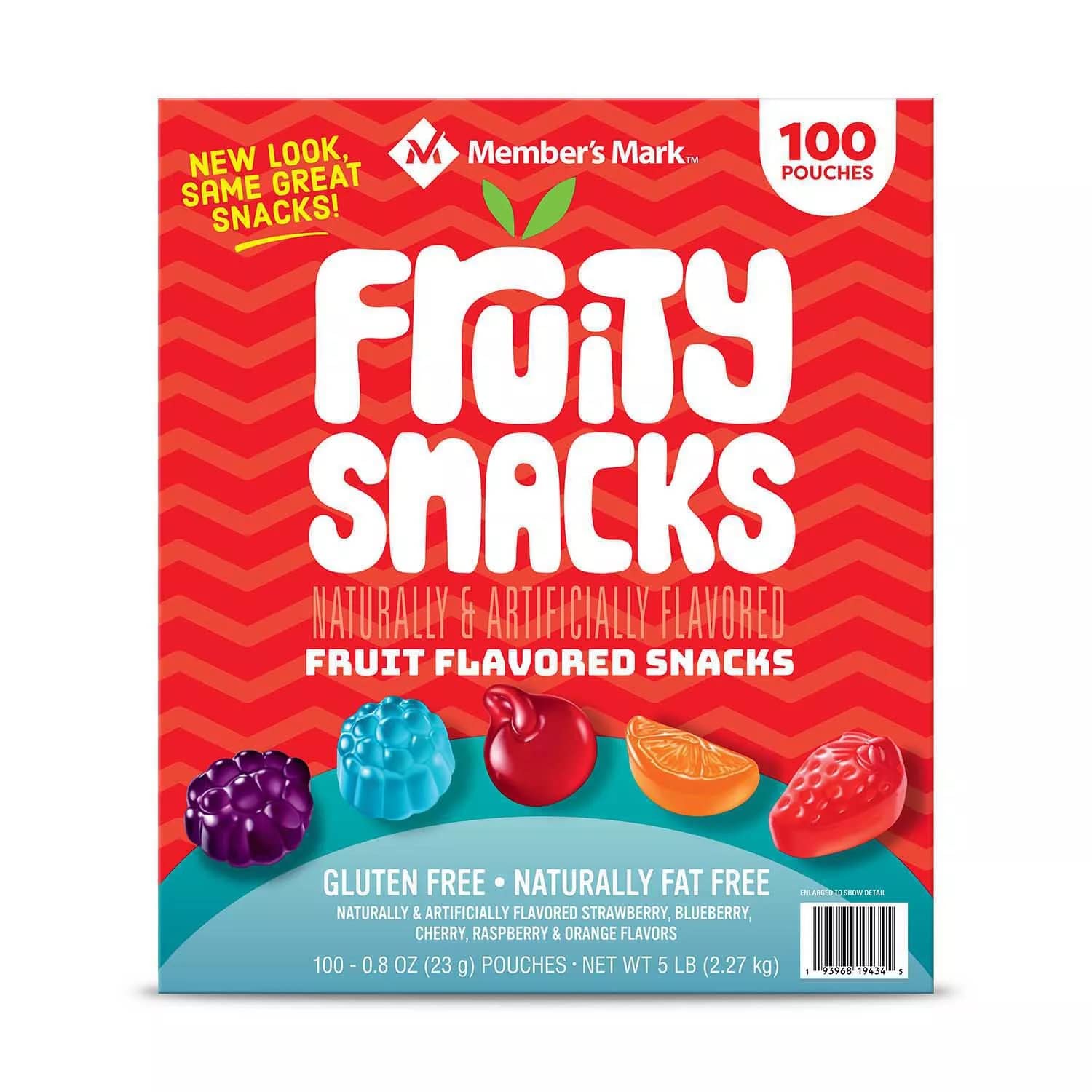 Member'S Mark Fruity Snacks, 0.80 Ounce (100 Count)