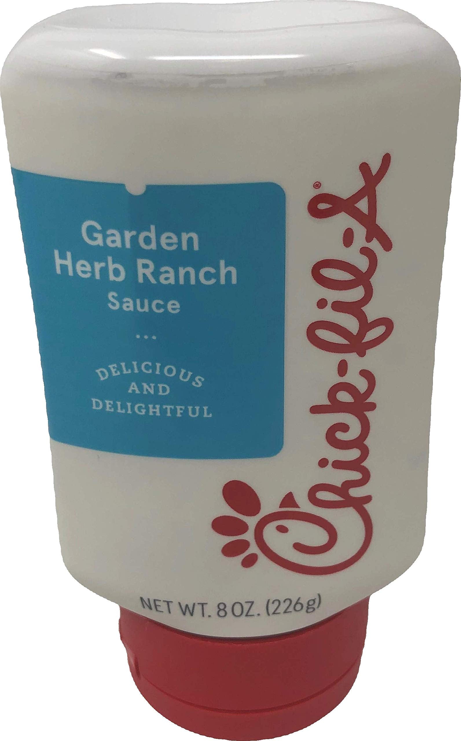 Chick-Fil-A Sauce 8 Oz. Squeeze Bottle - Resealable Container For Dipping, Drizzling, And Marinades (Garlic Herb Ranch)