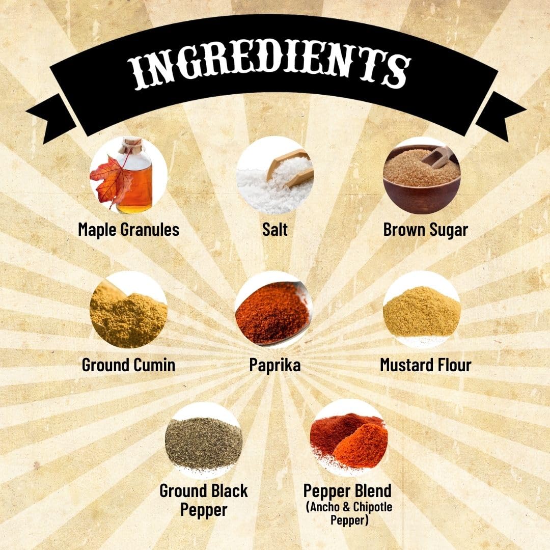 Smoke n Sanity Sweet Maple Dust - Certified Low FODMAP Seasoning - Gluten Free - Certified Kosher - Dairy Free for Low FODMAP Fo
