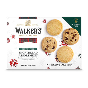 Walkers Gluten Free Shortbread Cookies - 9.9 Oz Shortbread Cookie Box - Includes Assortment Of Gluten Free Shortbread Rounds And